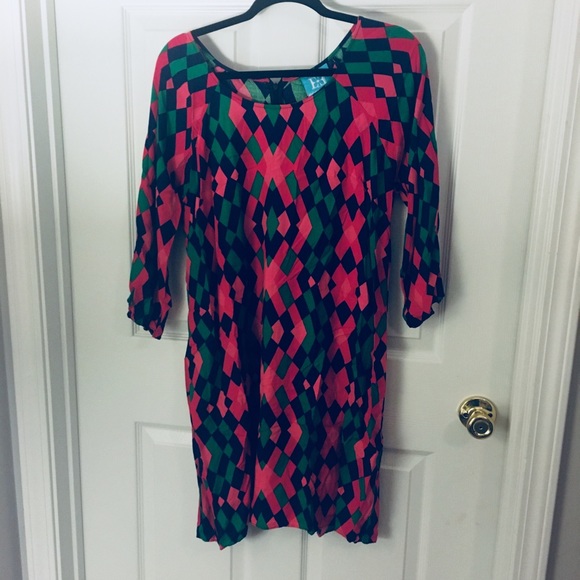 Bright and Preppy Summer Shift - Picture 1 of 3